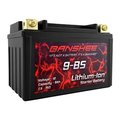 Banshee Banshee DLFP9-BS 12.8V Lithium Ion 9-BS Sealed Motorcycle Starter Battery DLFP9-BS